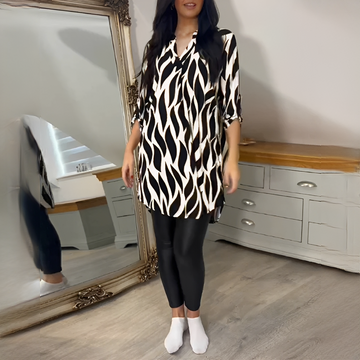 Desiree - Elegante Bluse mit V-Ausschnitt