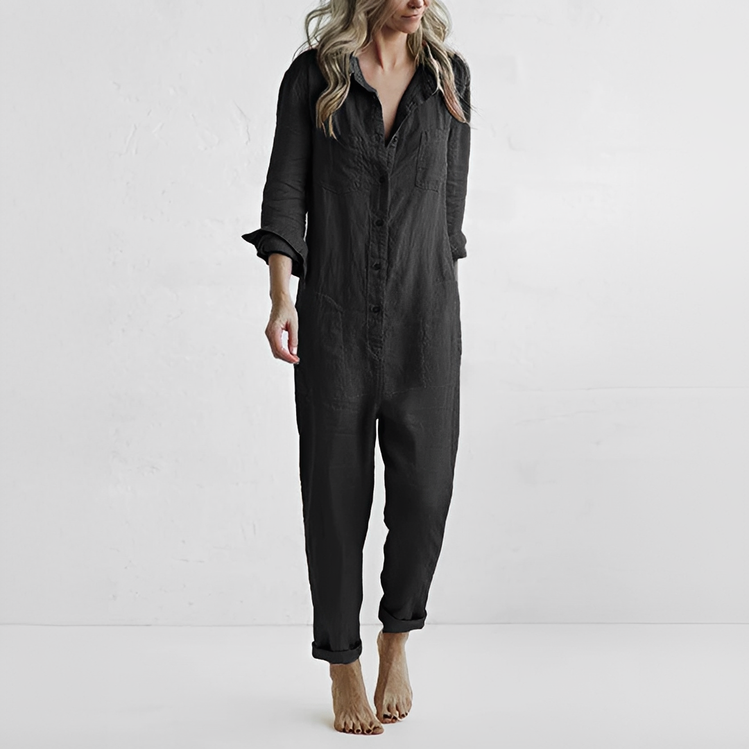 Novaria - Damen-Sommeroverall mit langen Ärmeln