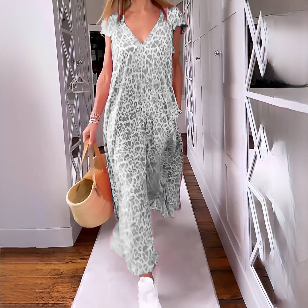 Elsie - Trendiges Kurzarmkleid