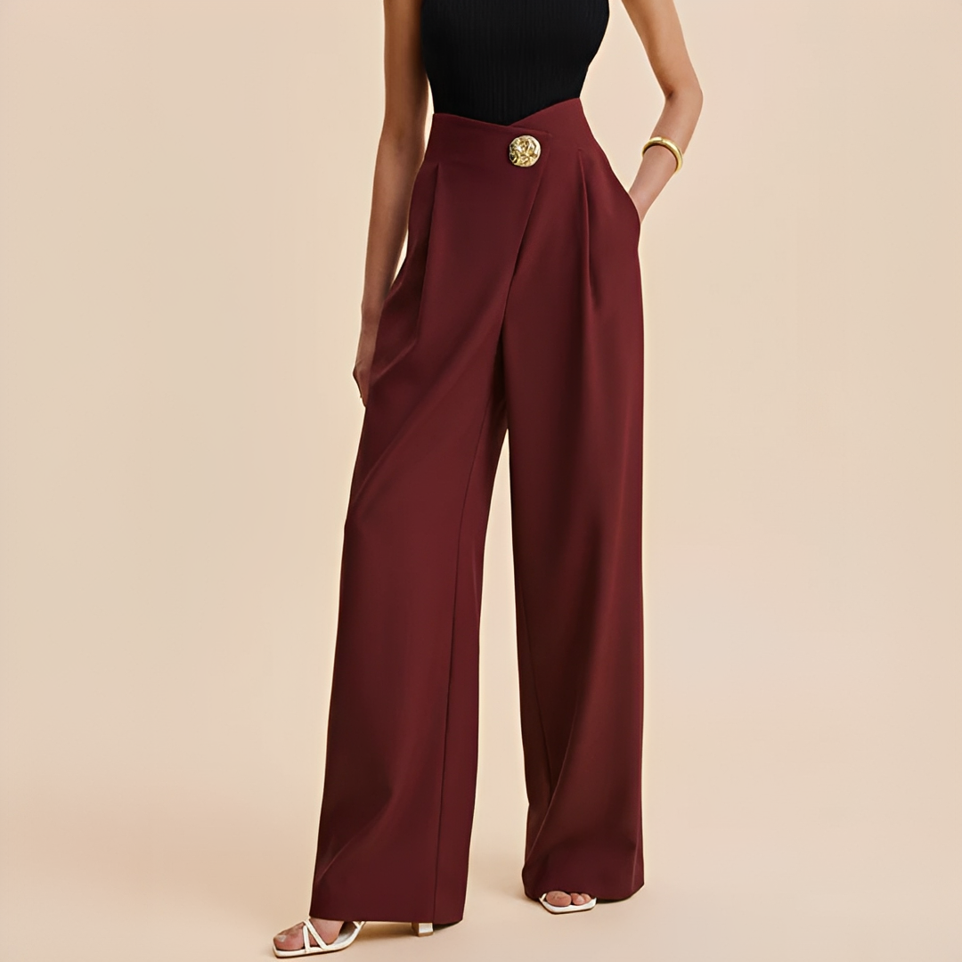 Joyce - Weite Hose mit hohem Taillenbund