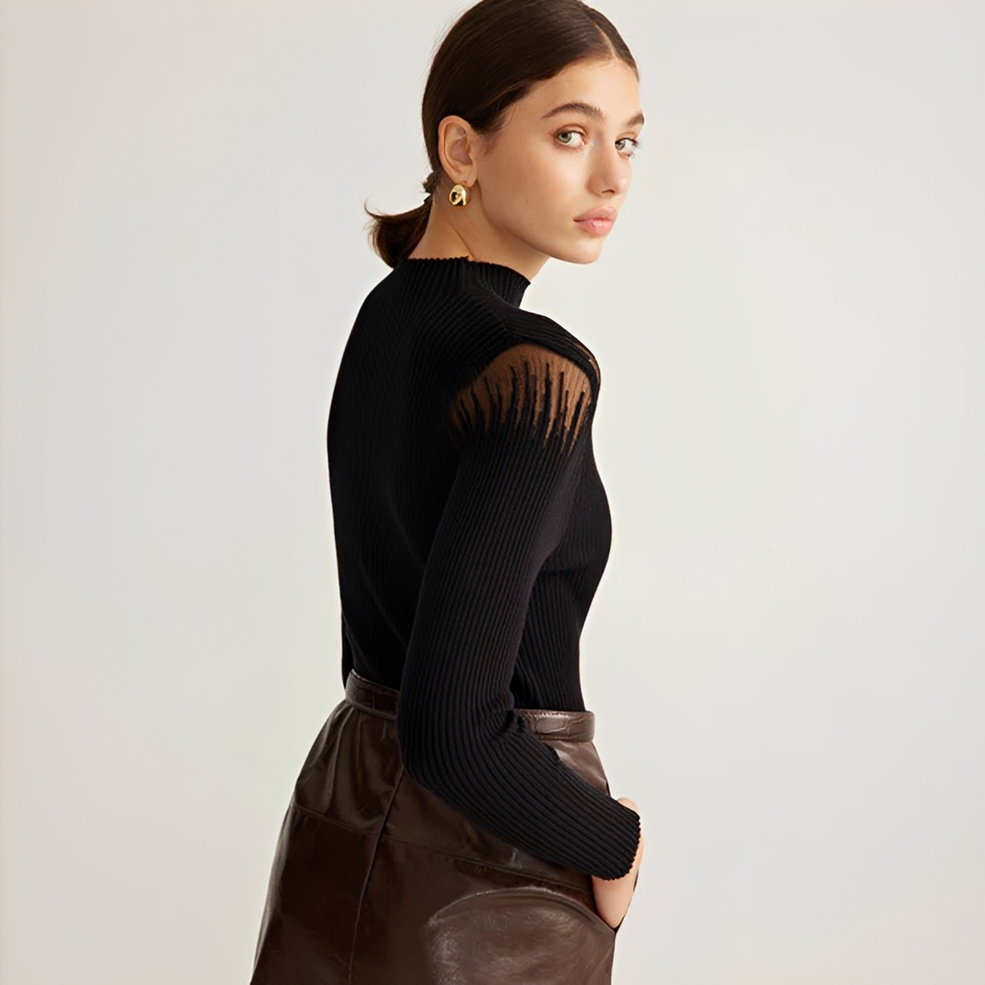 Tania - Elegantes Langarmshirt