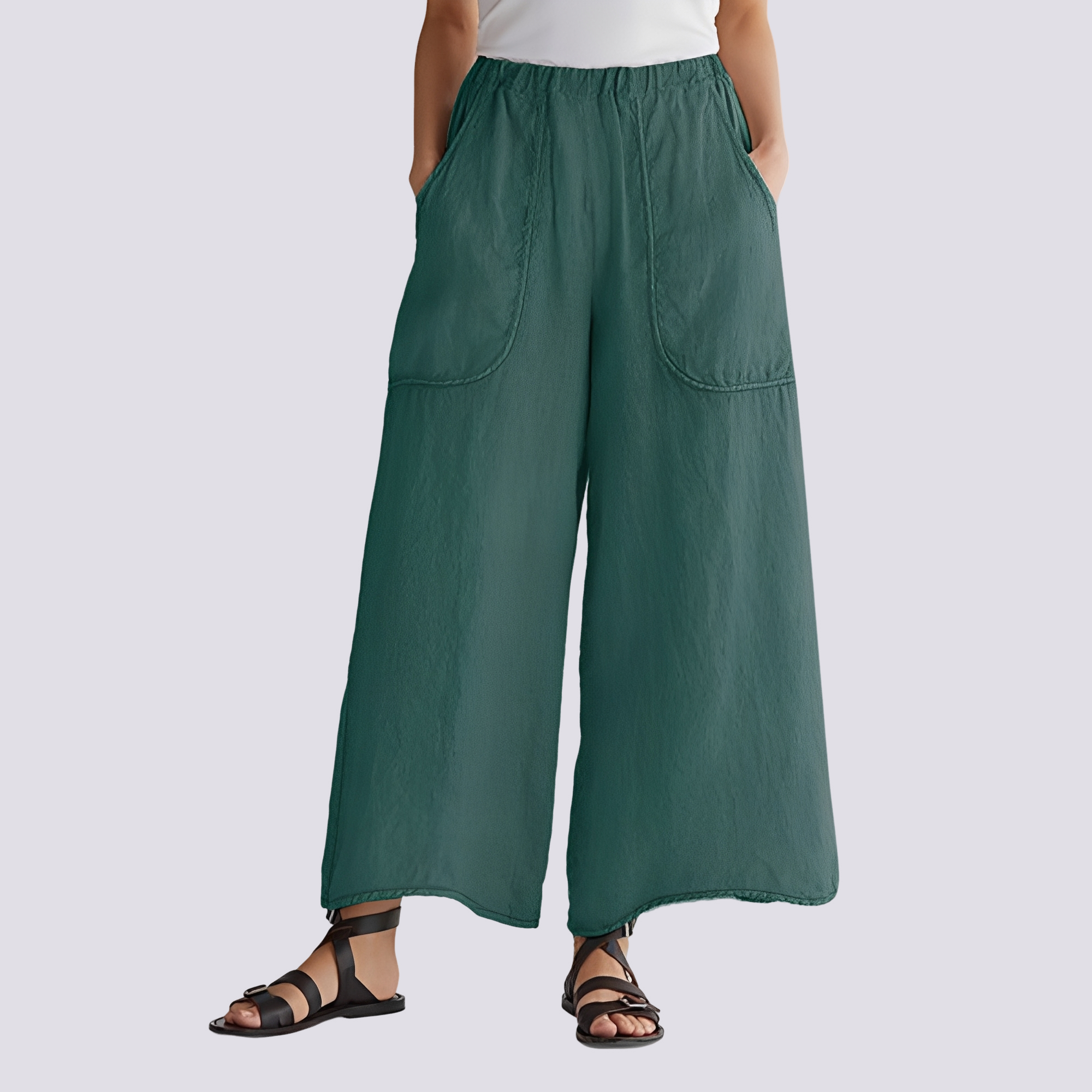 Angela - Bequeme Hose mit weitem Bein für Damen