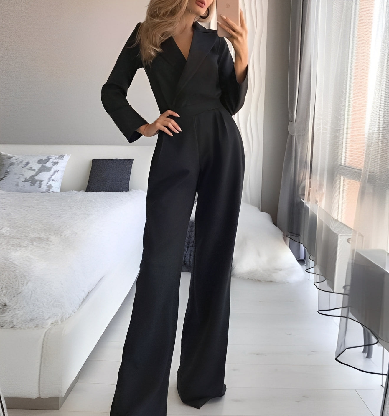 Emilie - Eleganter Overall mit langen Ärmeln
