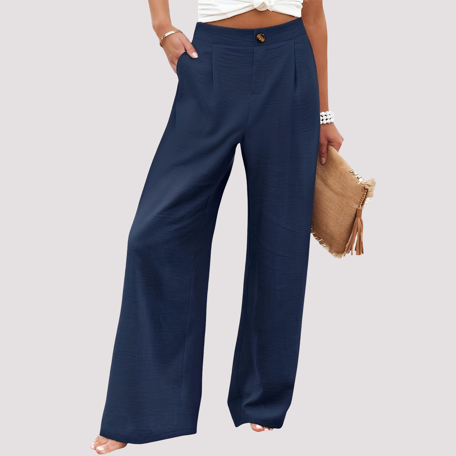 Helen - Damenhose mit weitem Bein und angenehmer Passform