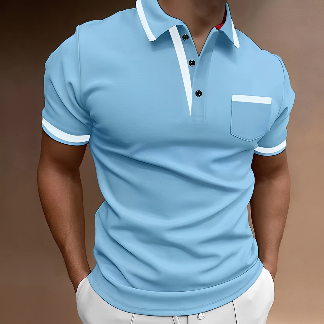 Bobby - Lässiges kurzärmeliges Herren-Poloshirt