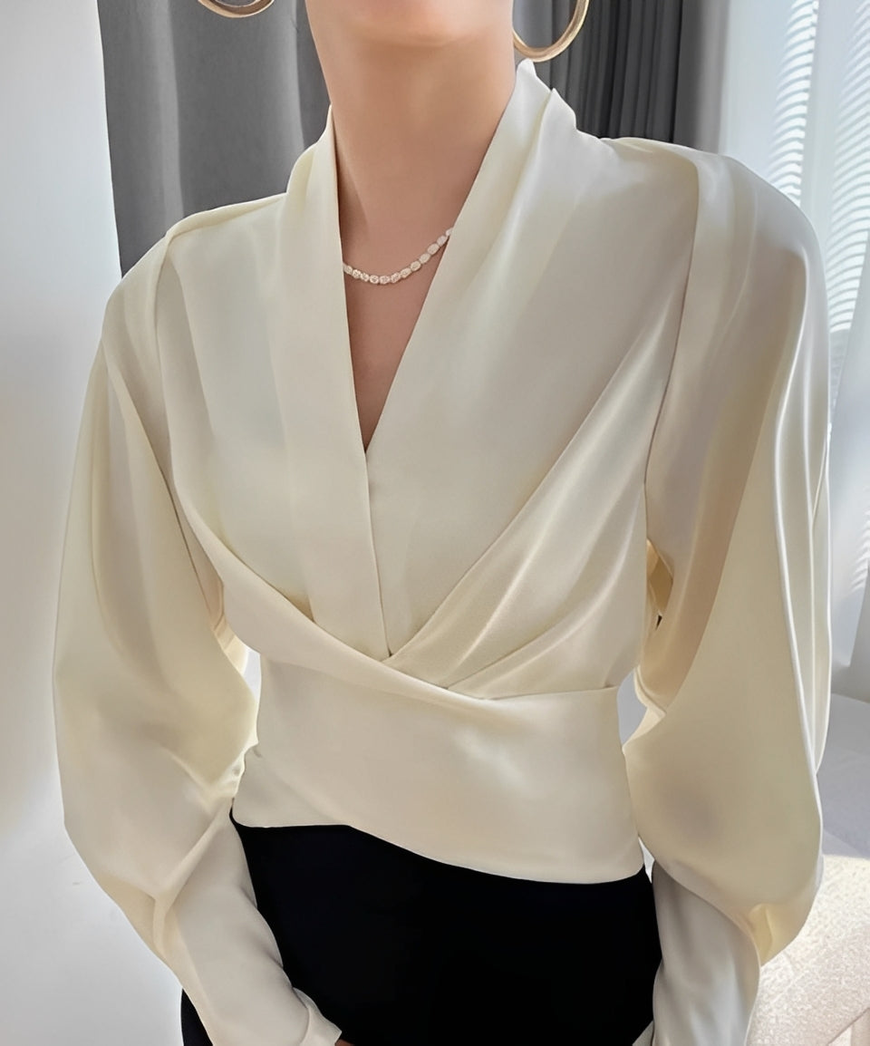 Isabel - Schickes V-Ausschnitt-Top