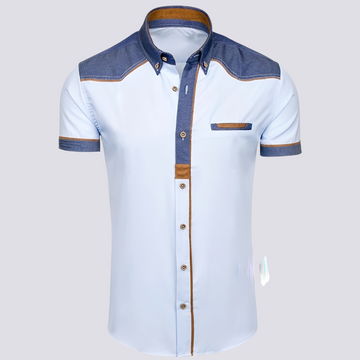 Frank - Stilvolles Poloshirt aus Damen-Jeansstoff