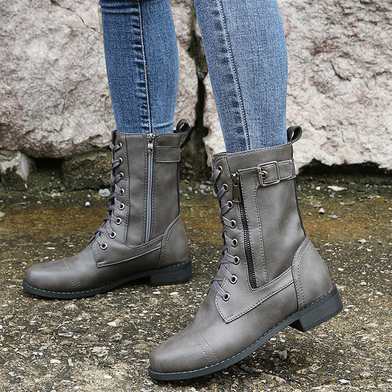 Katerina - Stilvolle Stiefel mit kleinem Absatz