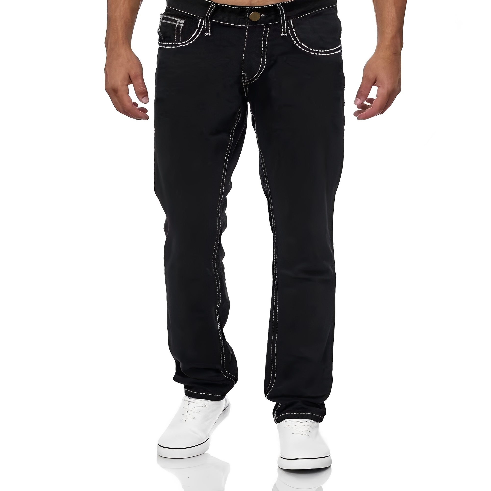 Stefan - Komfortable, gerade Stretch-Jeans für Herren