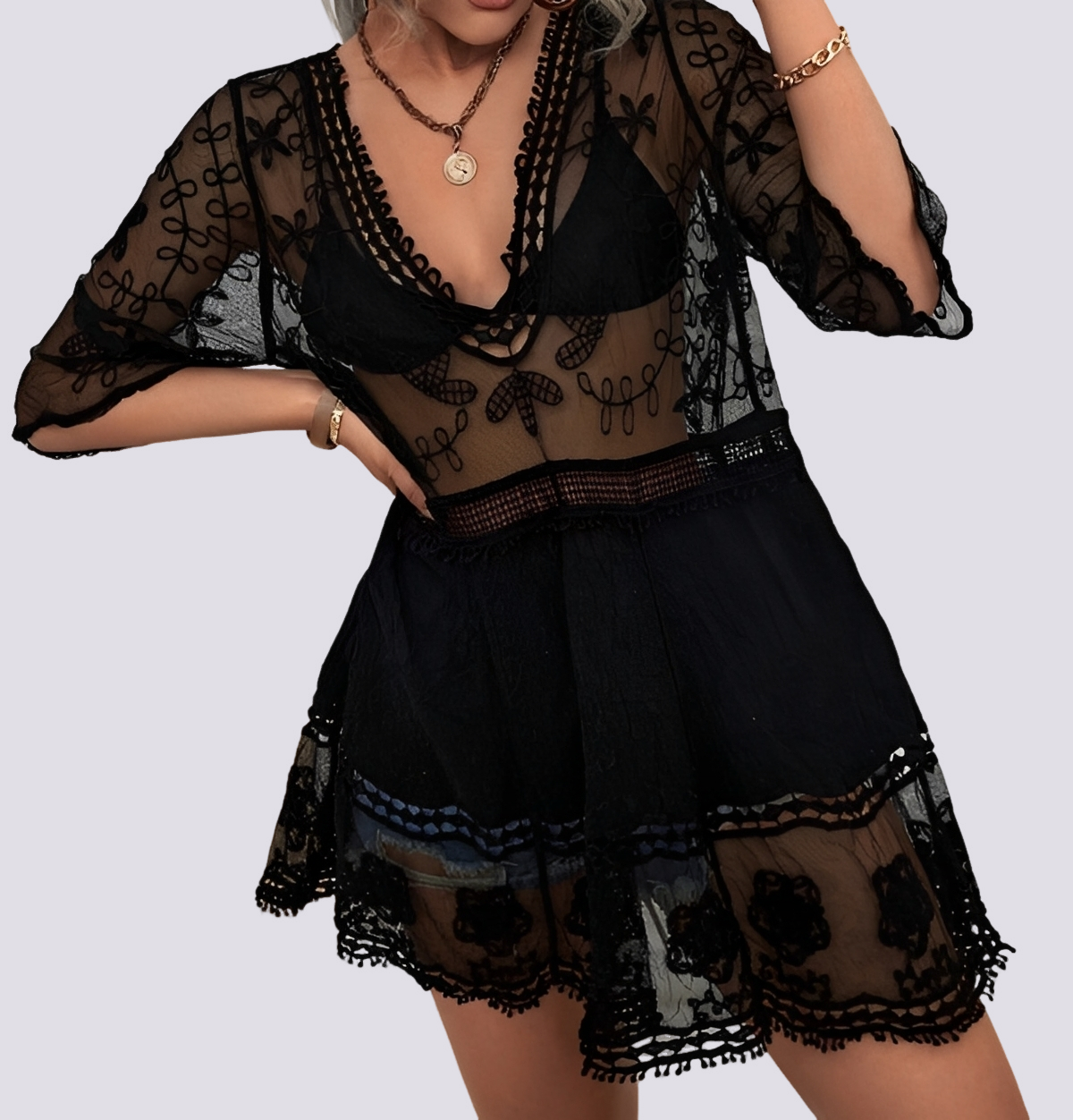 Pauline - Stilvolles Bikini-Überkleid