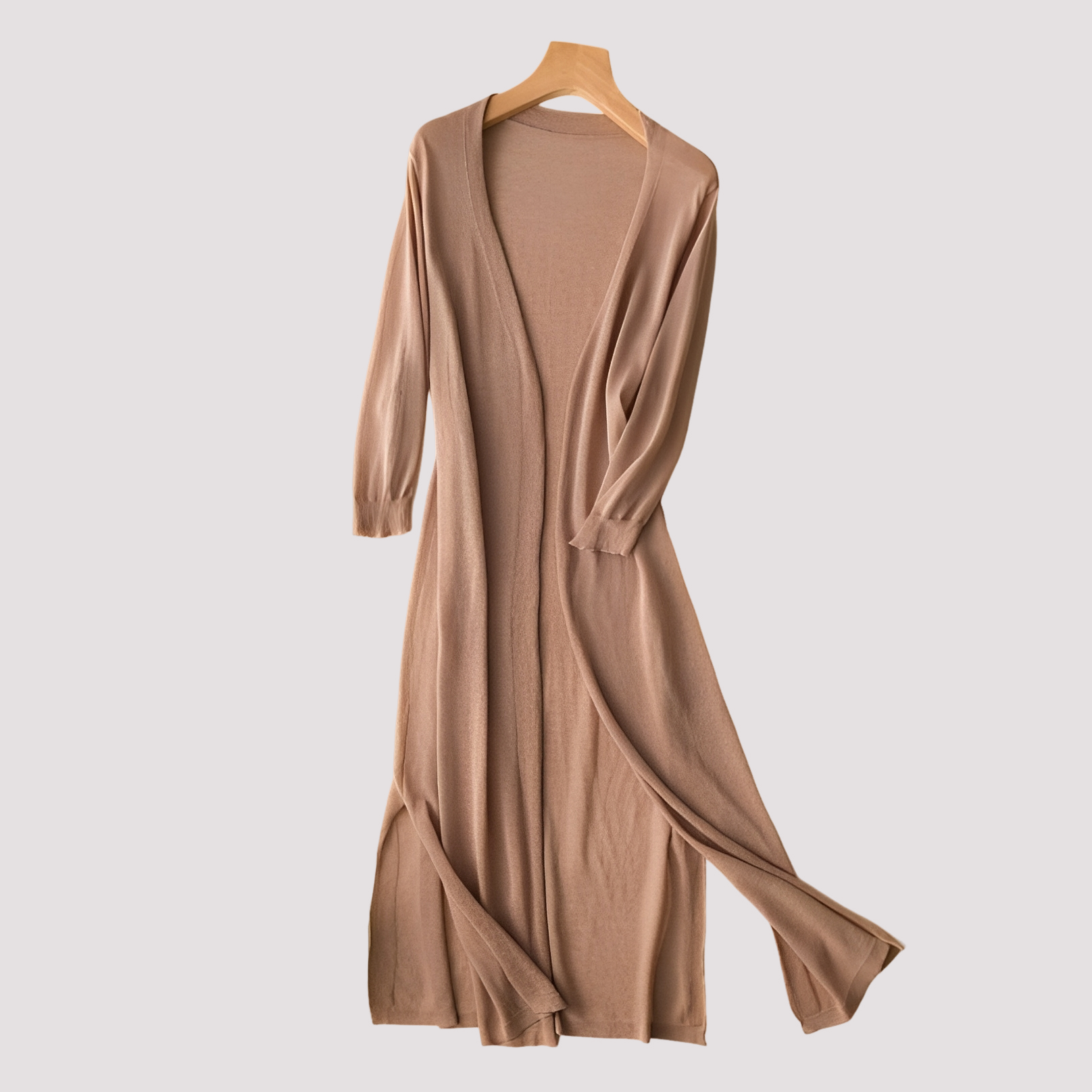 Fannie - Bequemer langer Damen-Cardigan