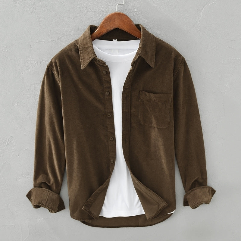 Samuel - Lockeres Langarm-Overshirt für Herren