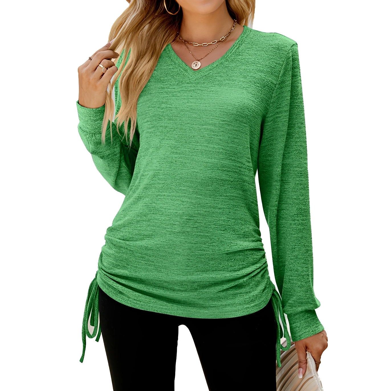 Ellaine - Elegantes Damen-Top mit V-Ausschnitt