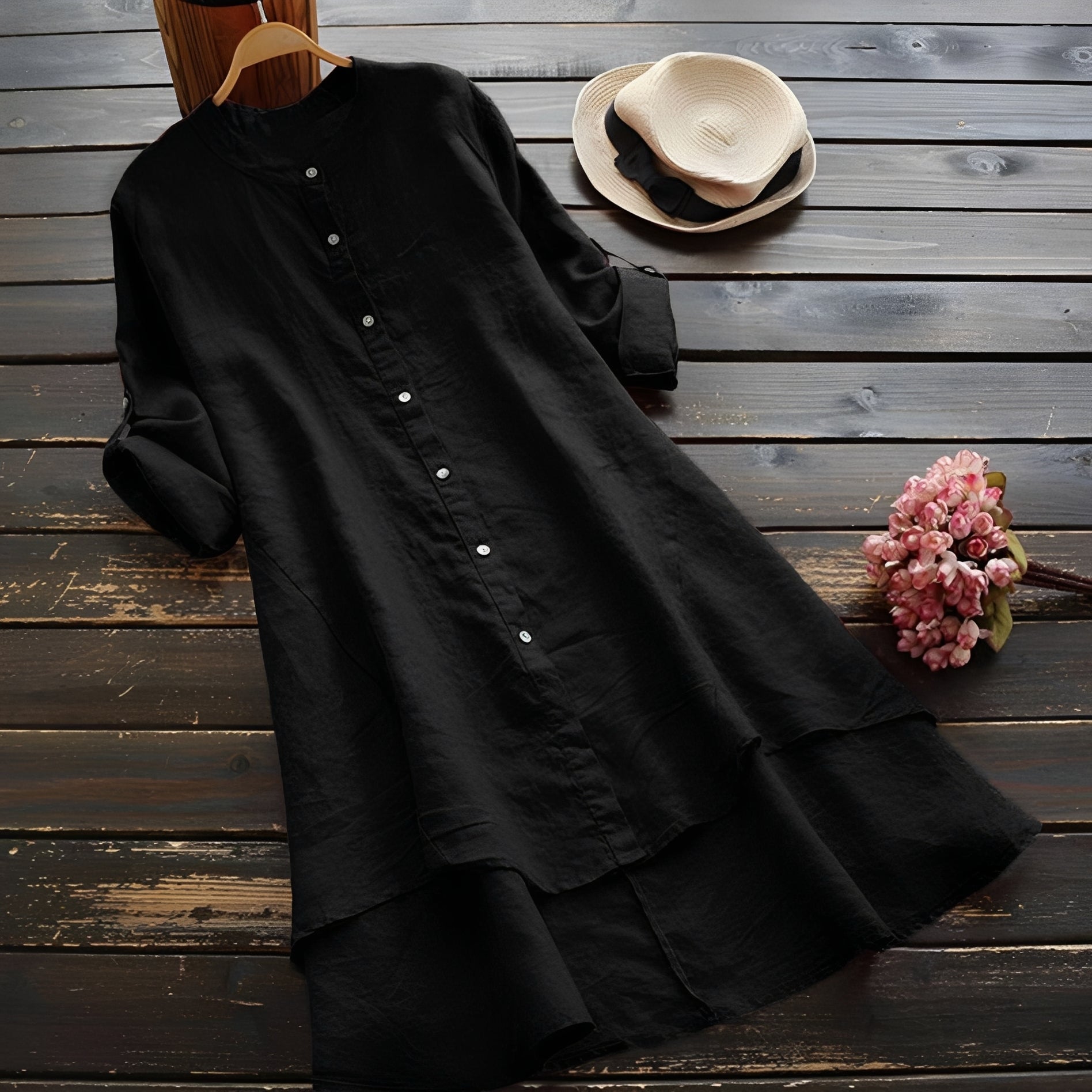Mildred - Schickes Kleid mit Knöpfen