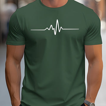 Russell - Eng anliegendes bedrucktes T-Shirt für Männer