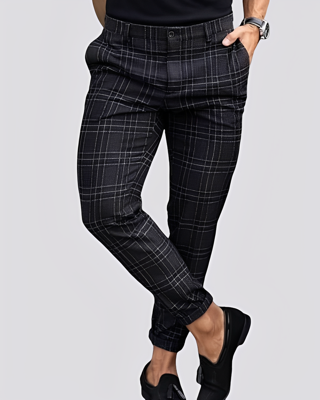 Adrian - Elegante, weit geschnittene Herrenhose