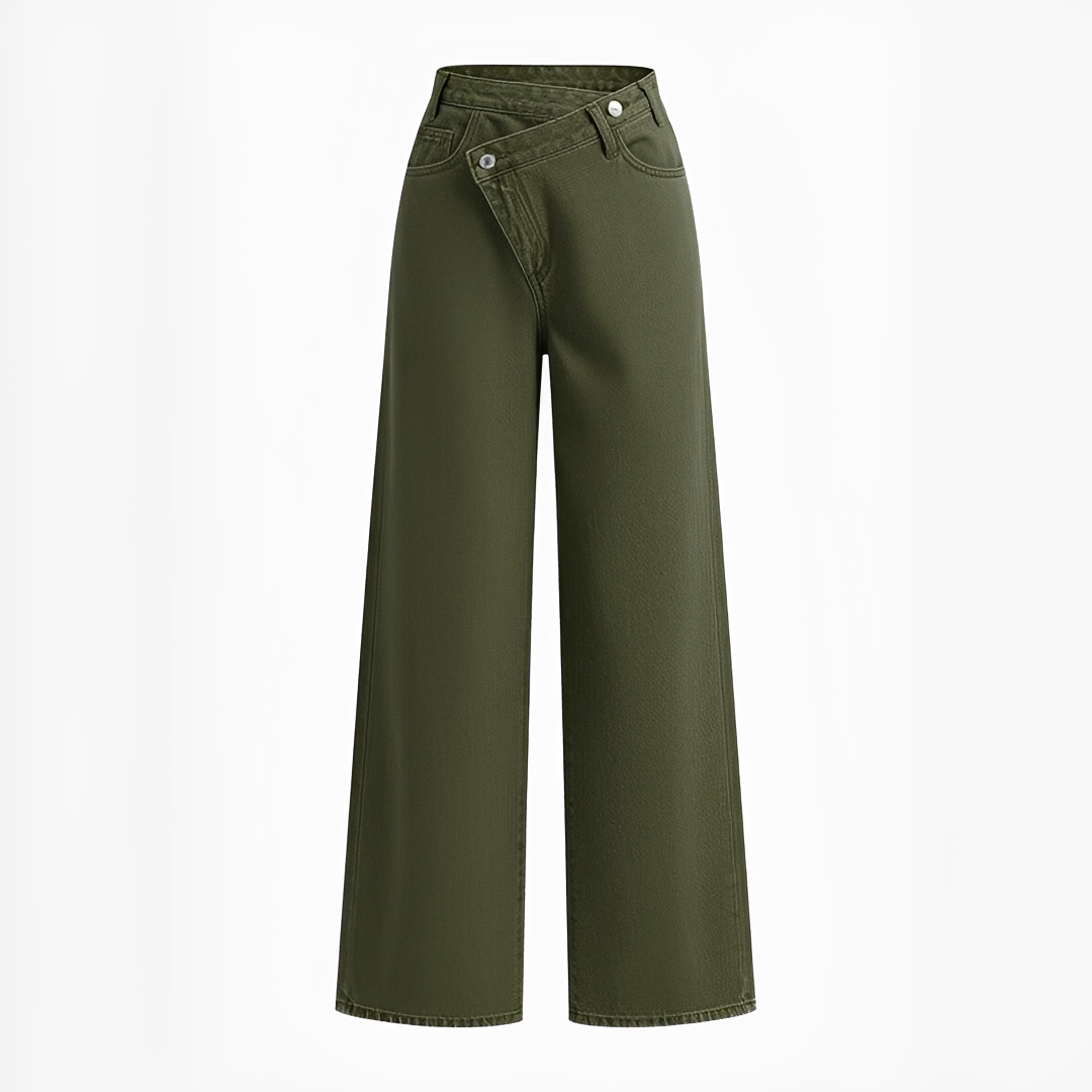 Jolina - Hose mit asymmetrischer Bundlinie