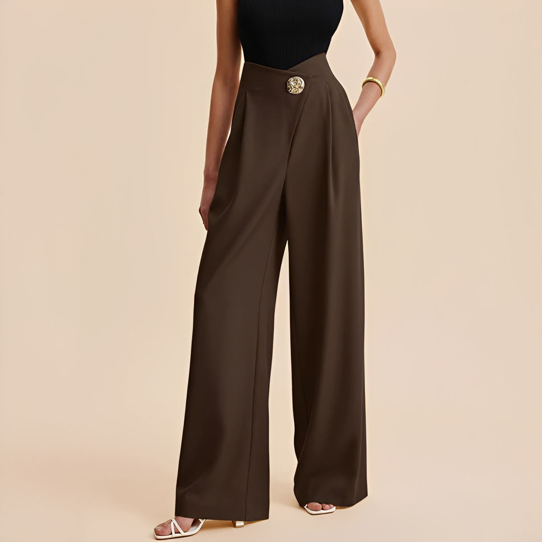 Joyce - Weite Hose mit hohem Taillenbund