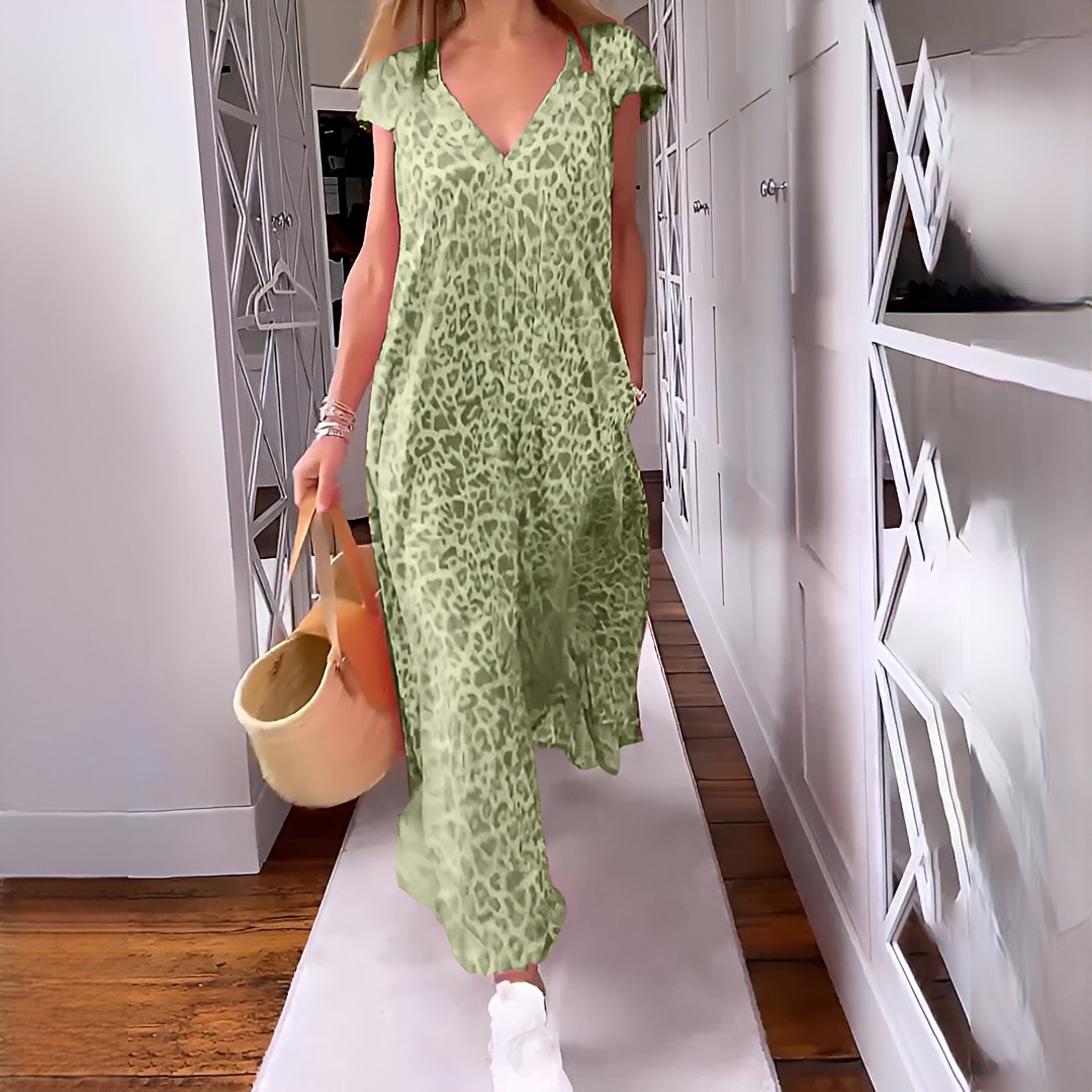 Elsie - Trendiges Kurzarmkleid