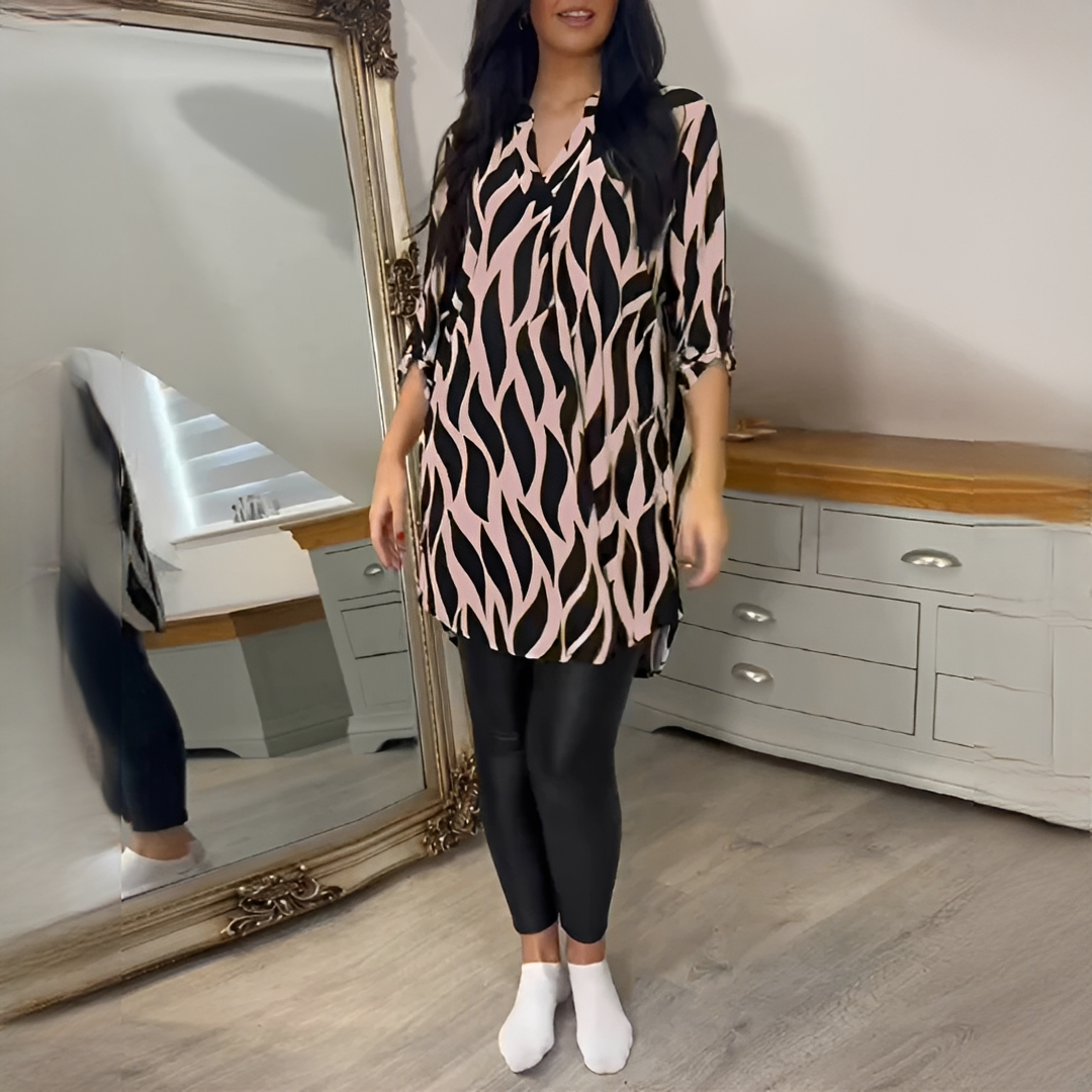 Desiree - Elegante Bluse mit V-Ausschnitt