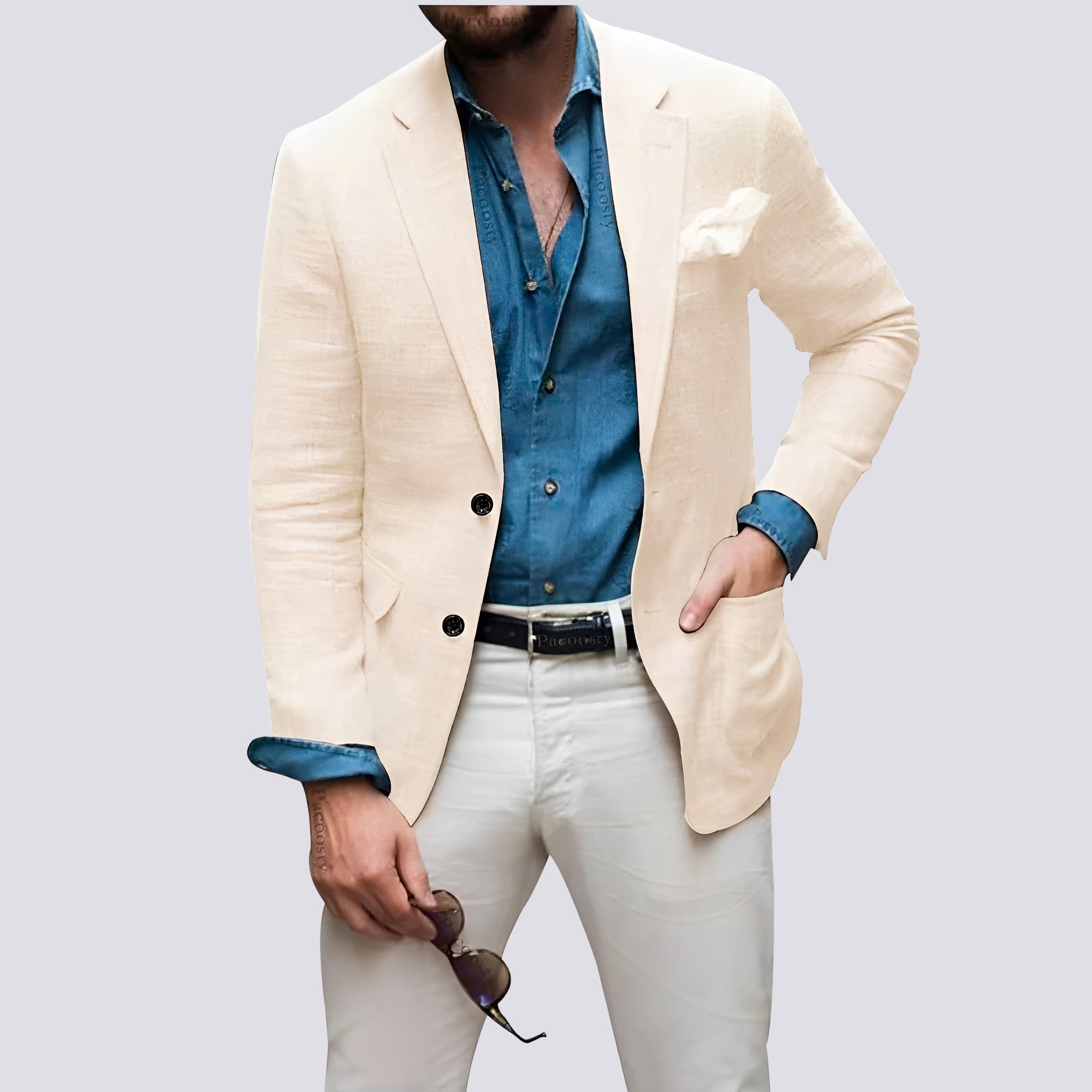 Glenn - Eleganter Herrenblazer mit Knöpfen
