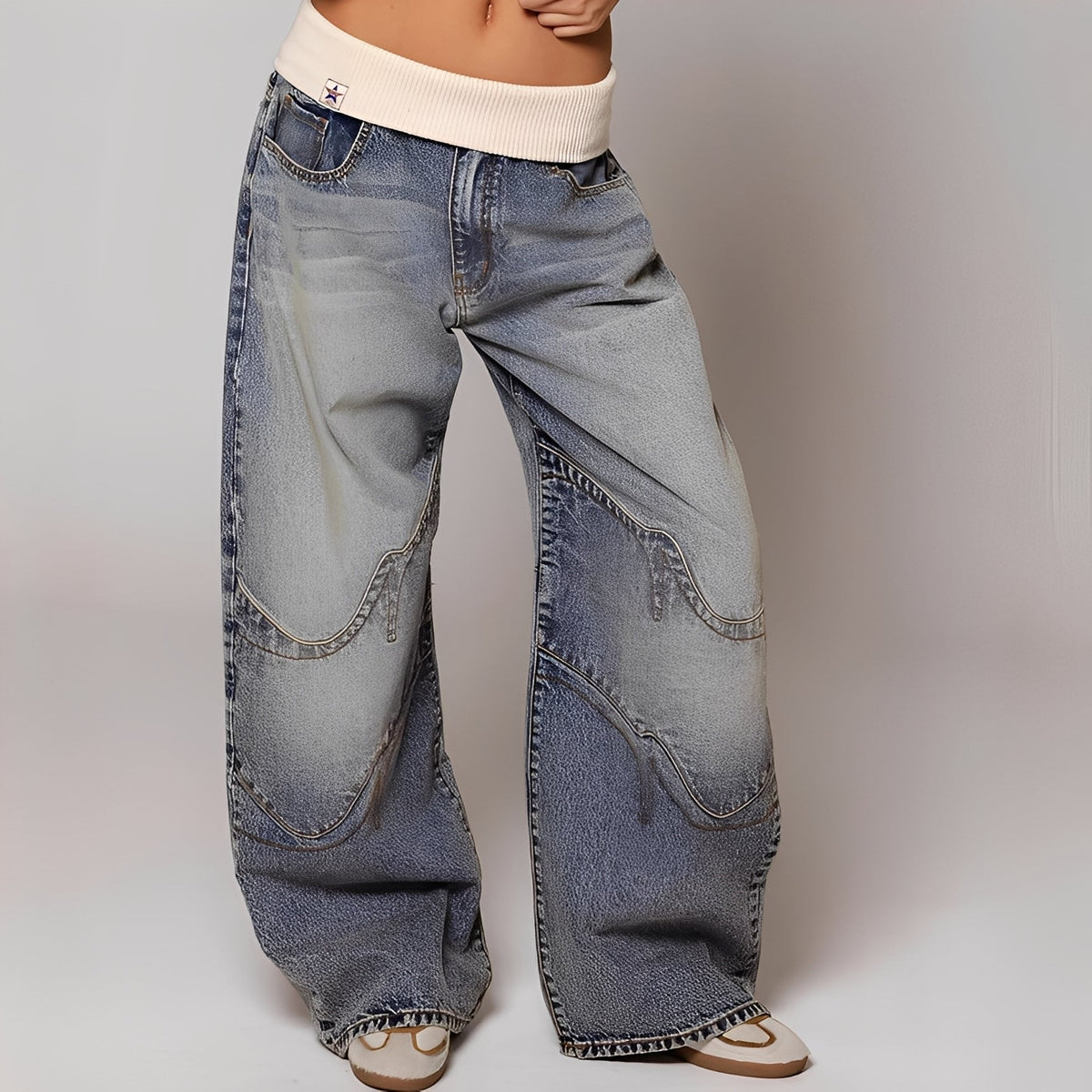 Vanessa - Bequeme und lässige Damenhose mit weitem Schnitt