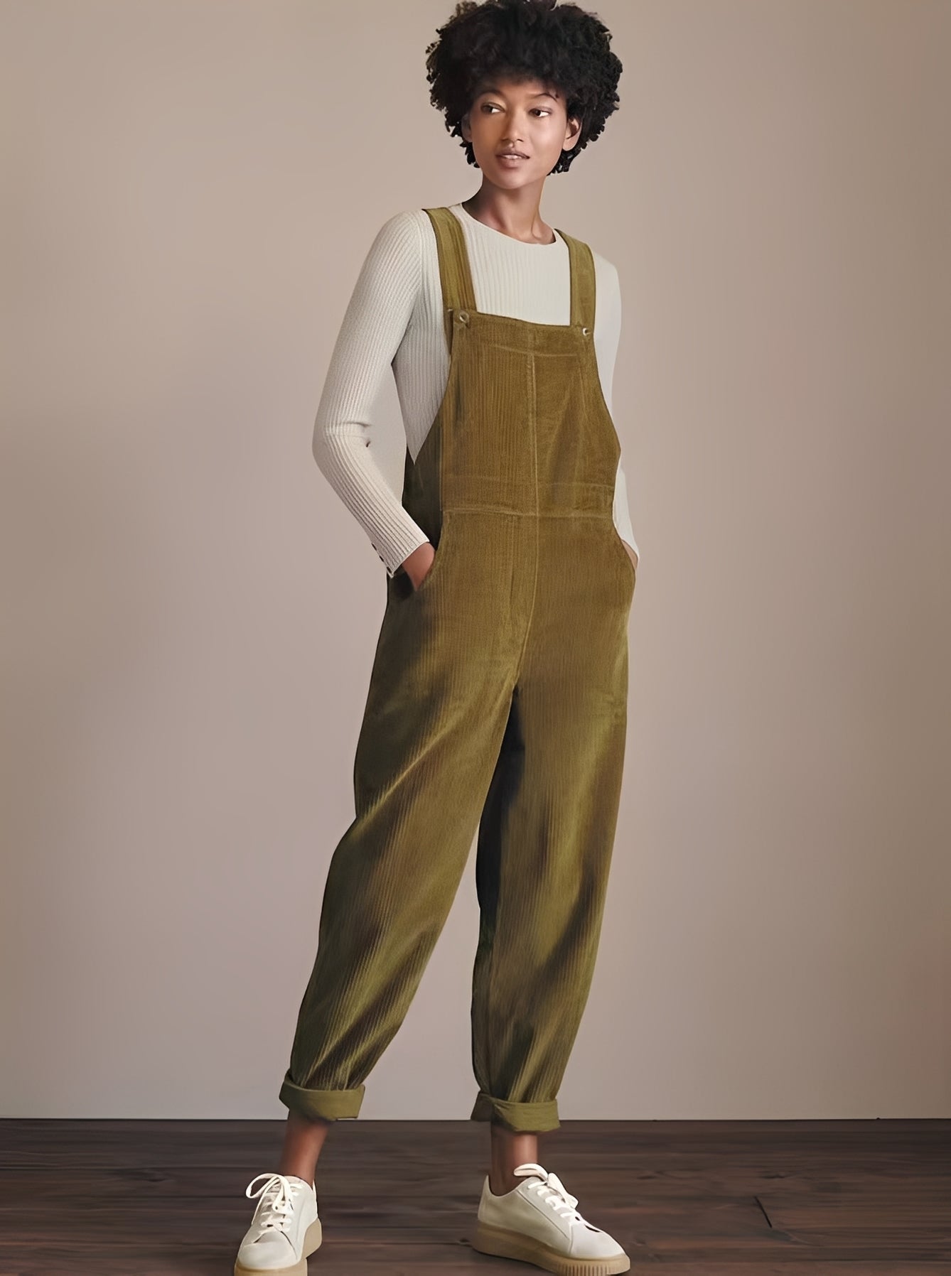 Kristina - Eleganter Cord-Jumpsuit für Damen