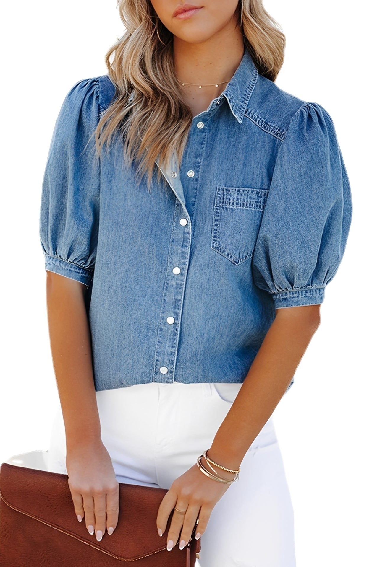 Mila - Modisches Jeans-Hemd