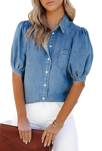 Mila - Modisches Jeans-Hemd