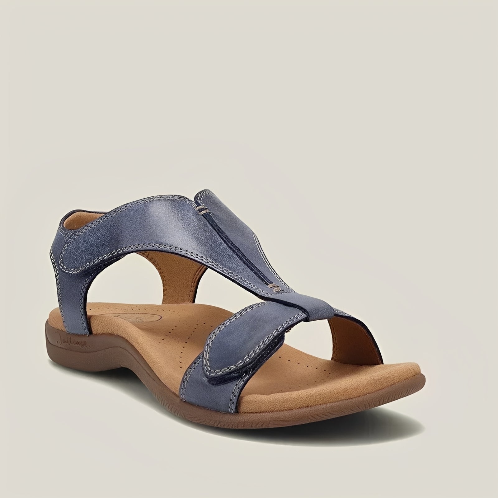 Sharon - Plateausandalen mit Klettverschluss