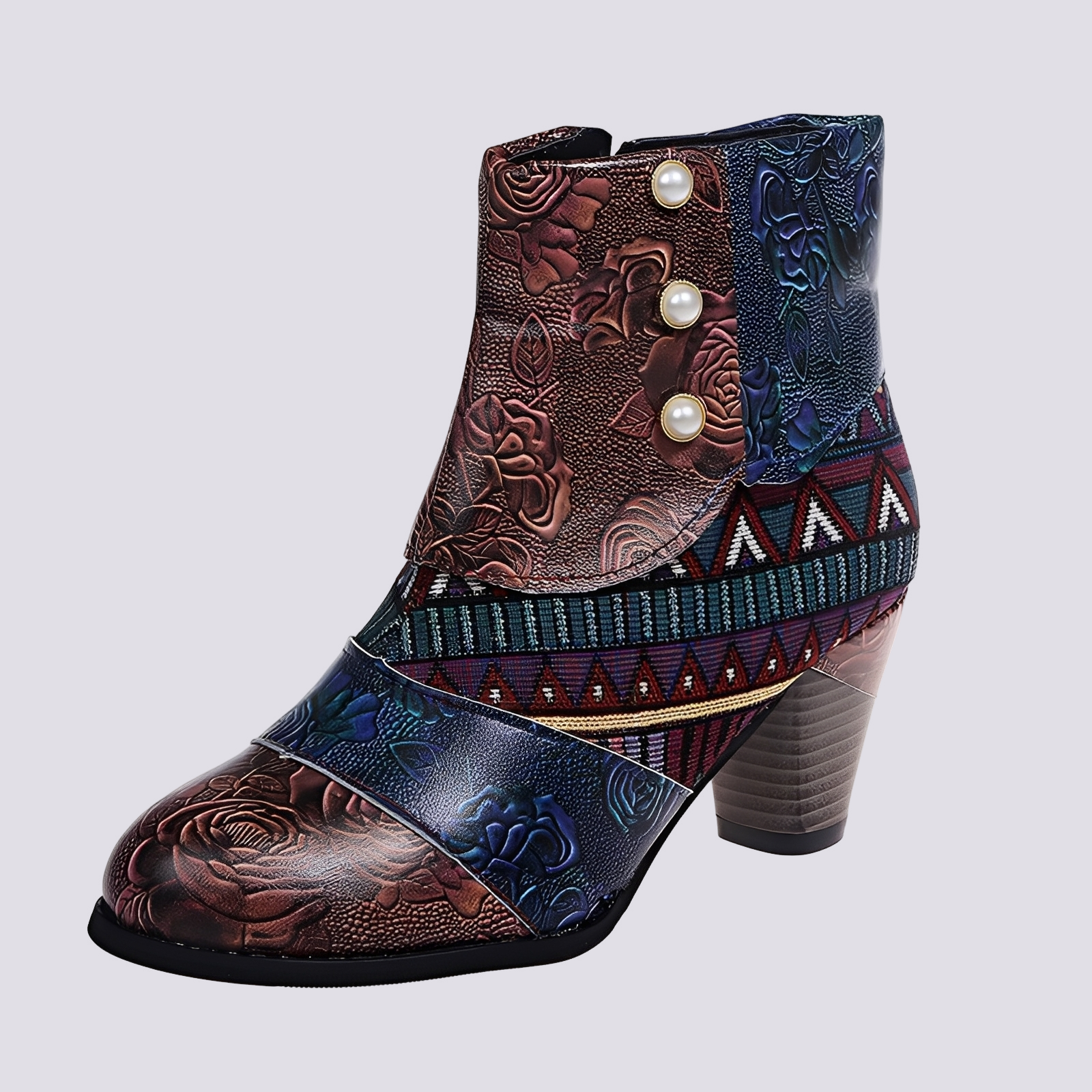 Emma - Farbenfrohe Bohemian-Stiefel
