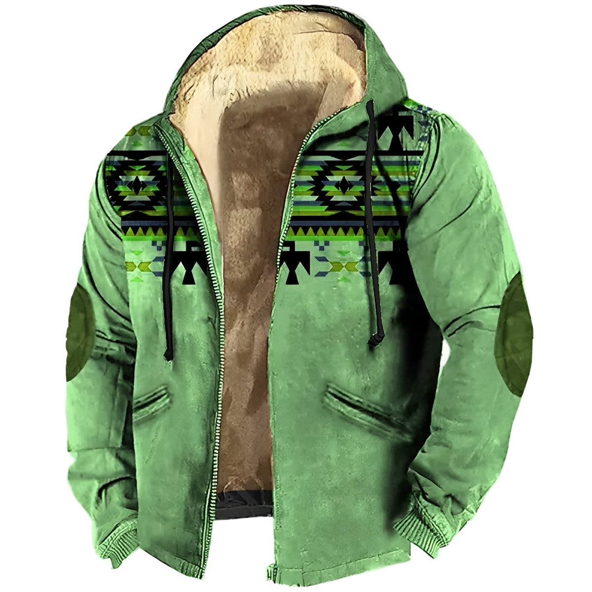 Edwin - Trendiger Herren-Hoodie mit Ethno-Muster