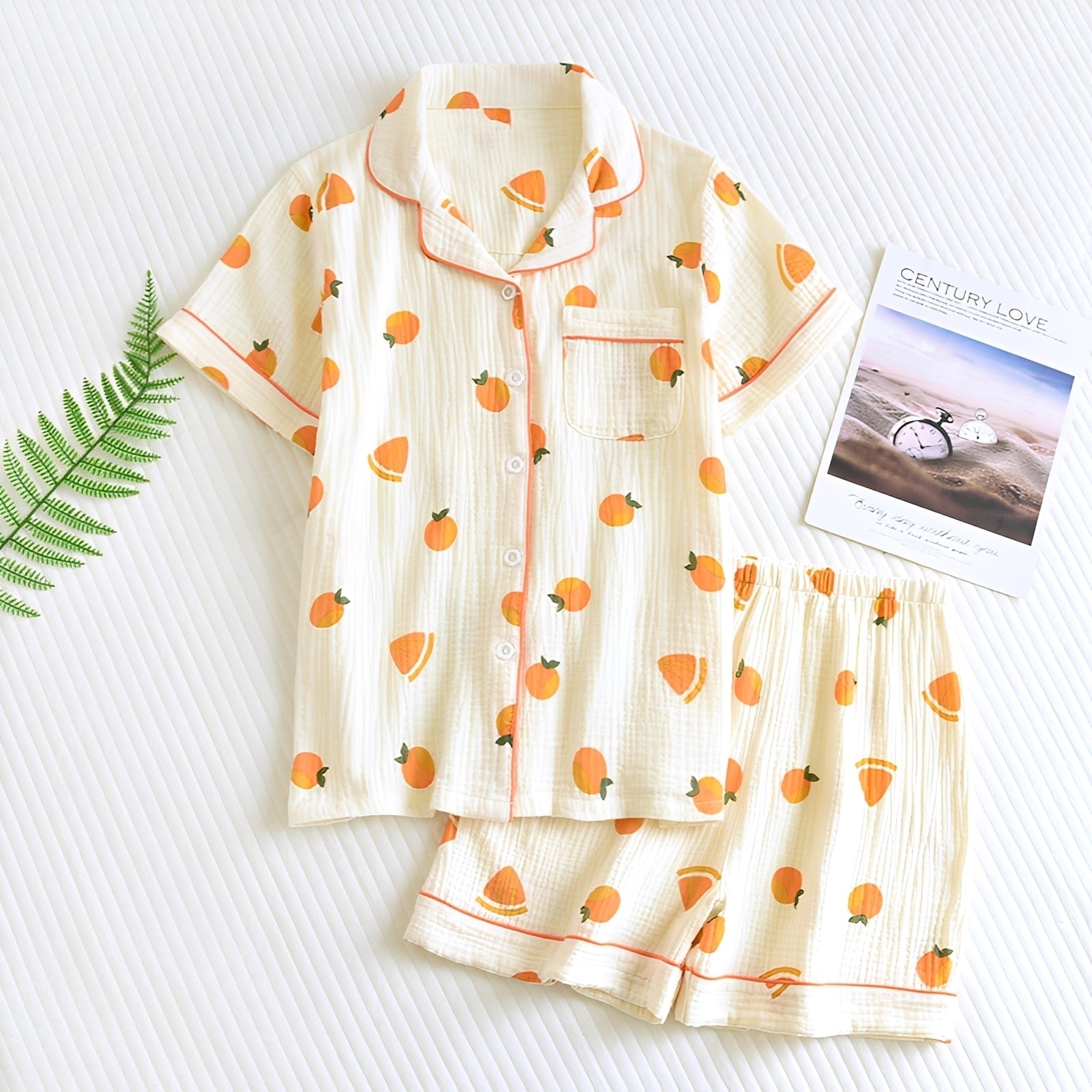 Mariah - Komfortables, Lässiges Pyjama-Set