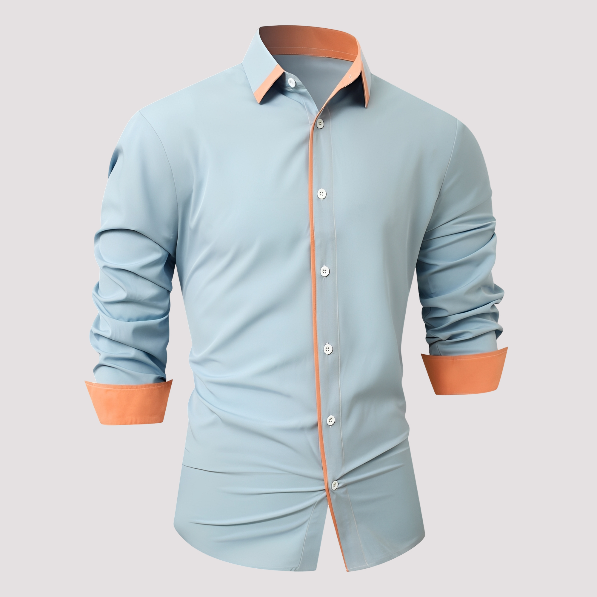 Samuel - Elegantes Langarm-Overshirt für Herren