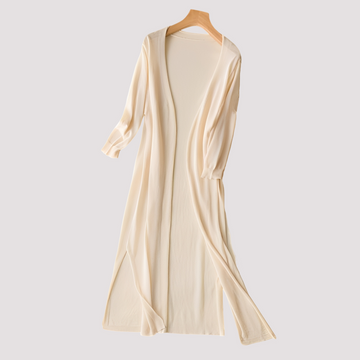 Fannie - Bequemer langer Damen-Cardigan