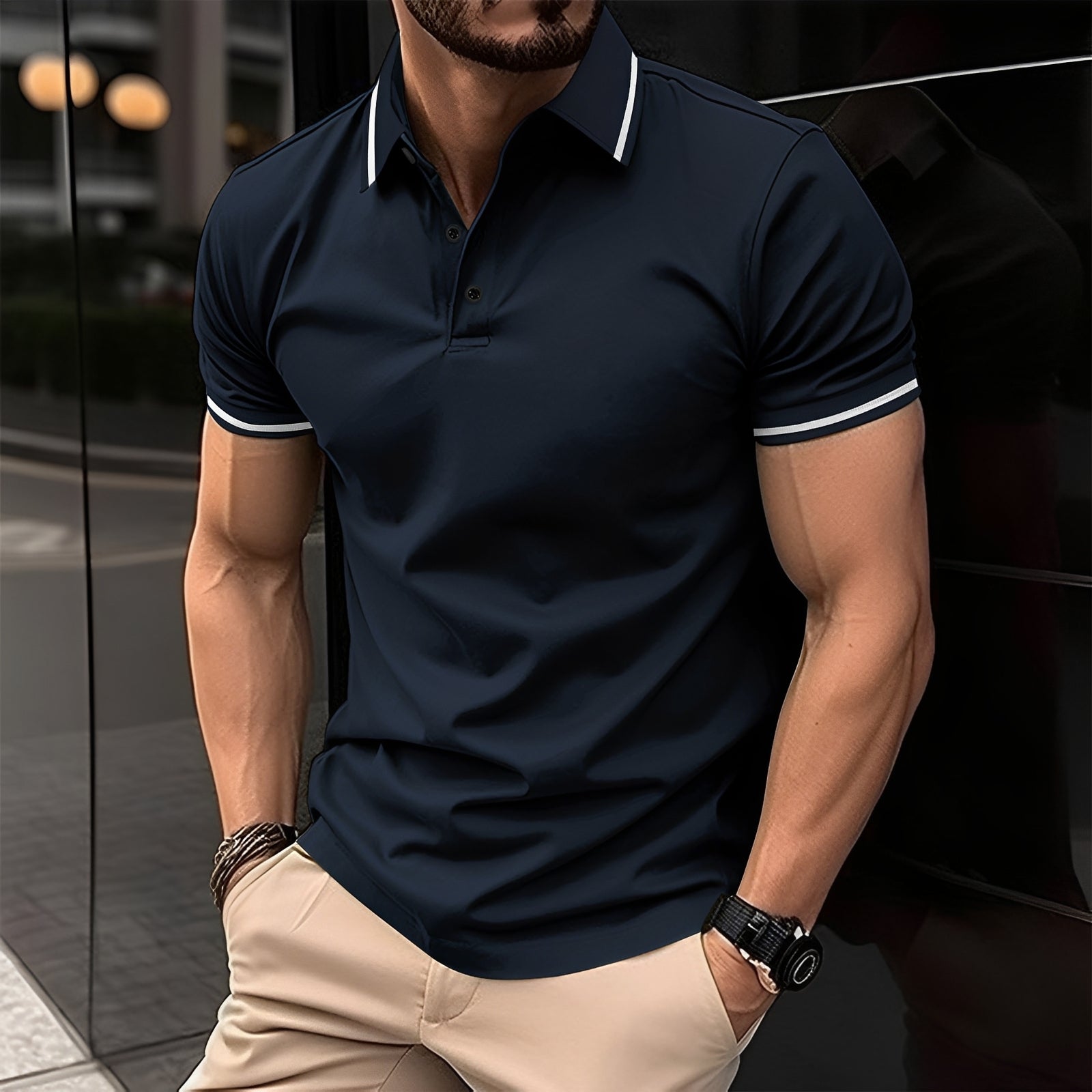 Frank - Elegantes Polohemd mit Reverskragen