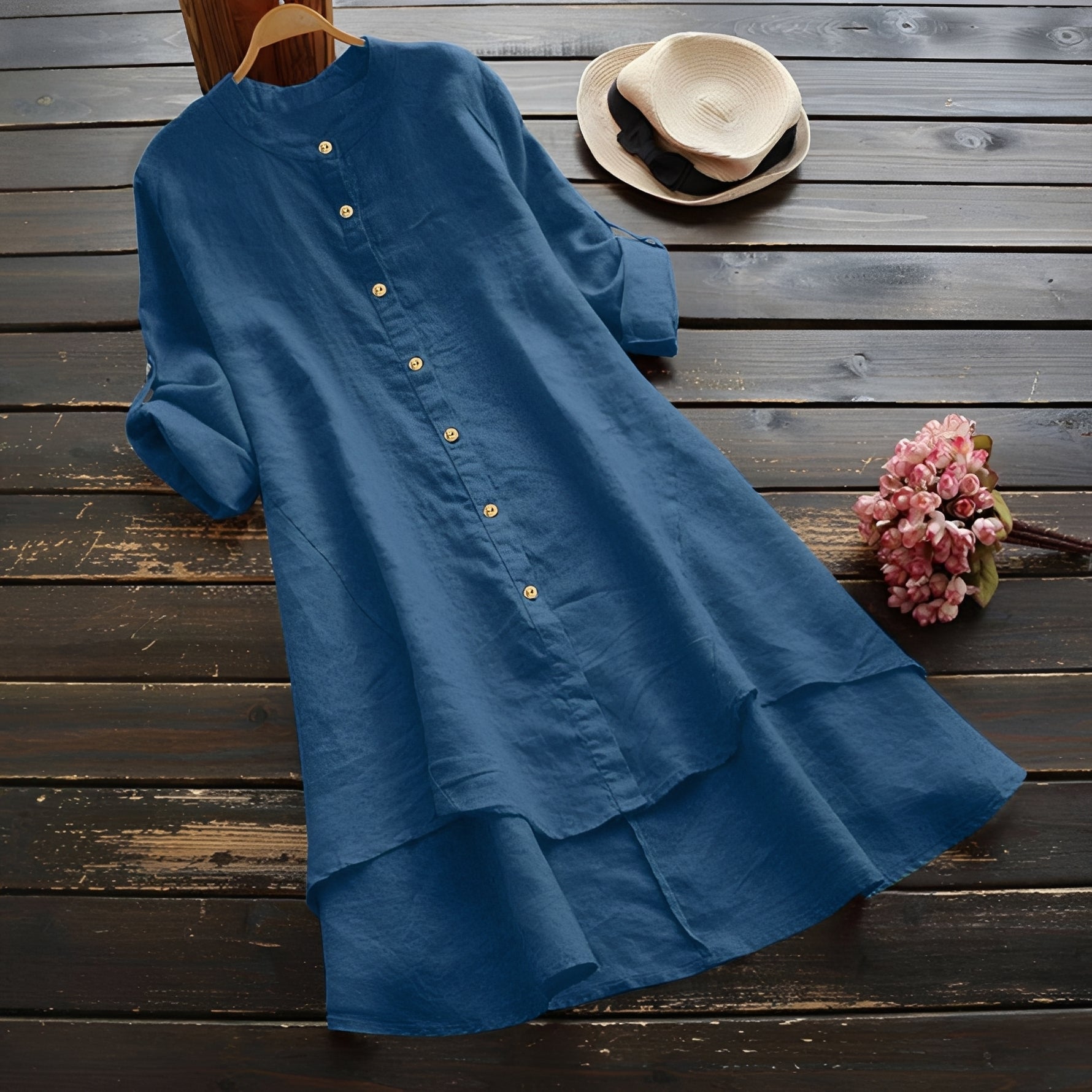 Mildred - Schickes Kleid mit Knöpfen