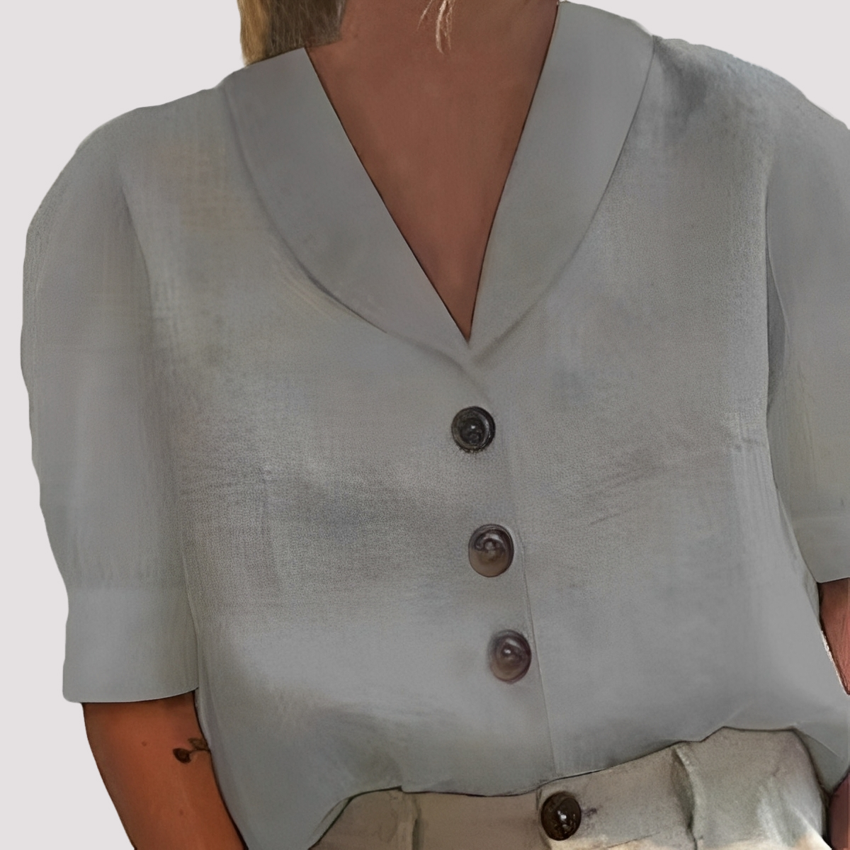 Mariyah - Modische Bluse mit V-Ausschnitt