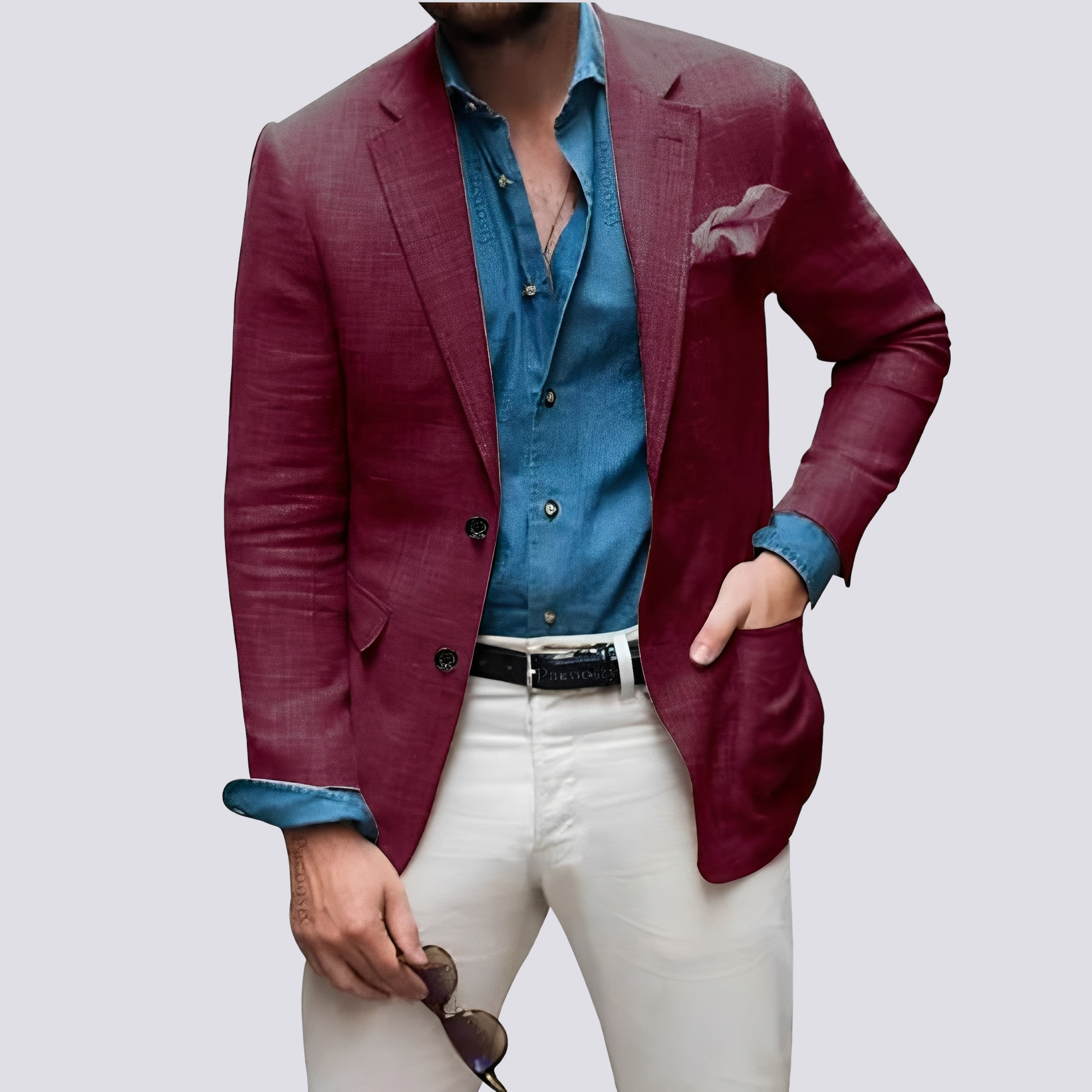 Glenn - Eleganter Herrenblazer mit Knöpfen