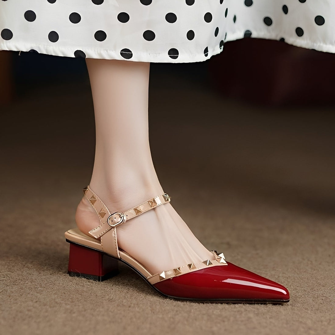 Carla - Elegante spitze High Heels