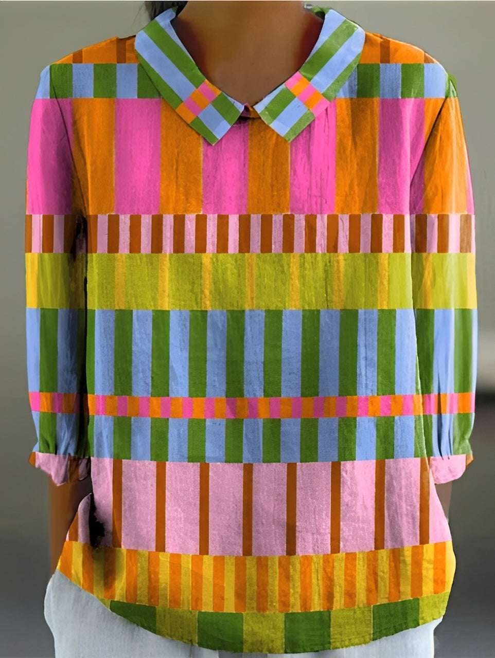 Alfie - Stylisches, locker geschnittenes Damen-Shirt mit Druck