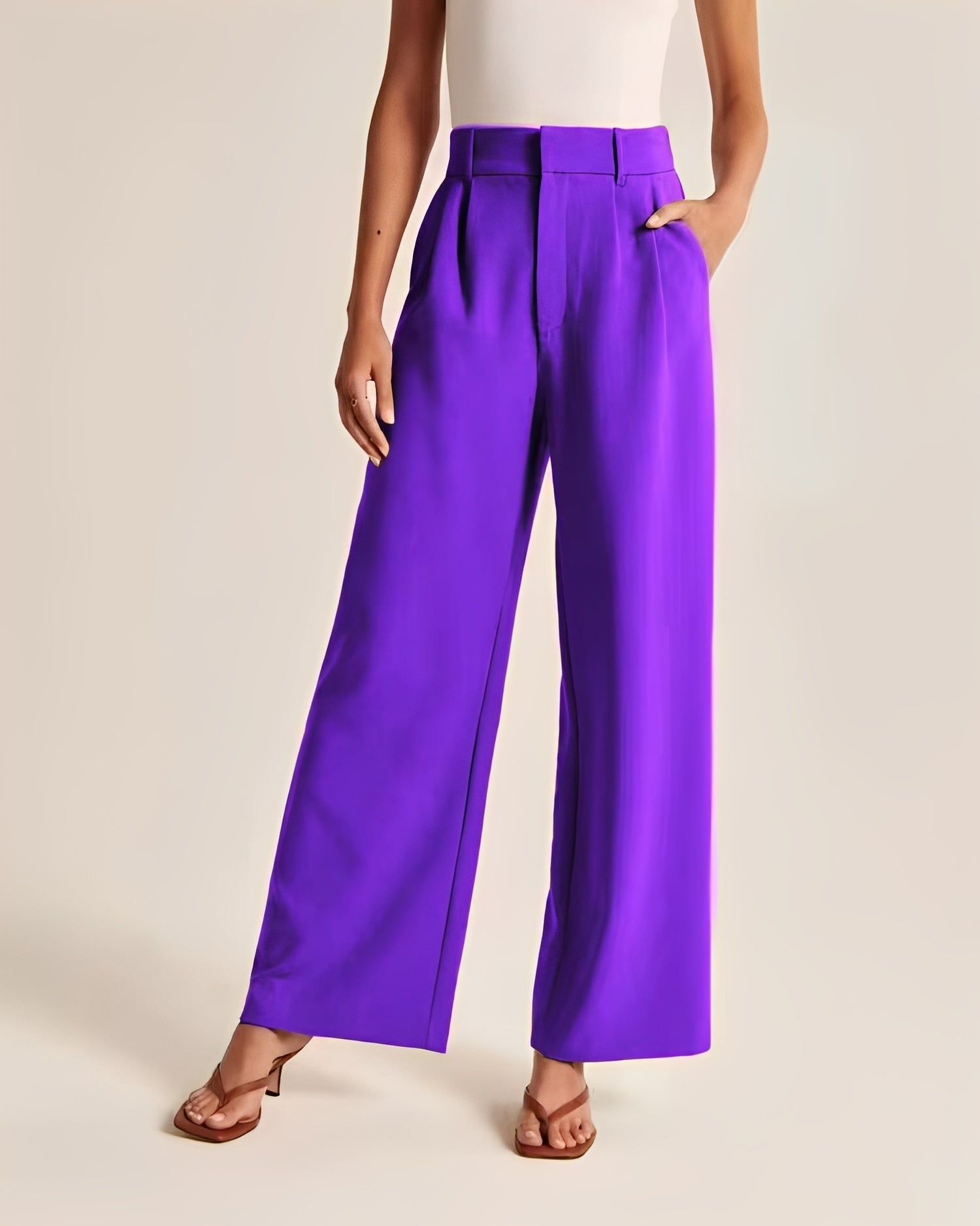 Ruth - Stilvolle Damenhose mit weitem Bein