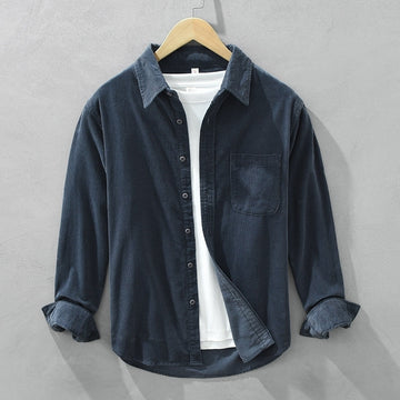 Samuel - Lockeres Langarm-Overshirt für Herren