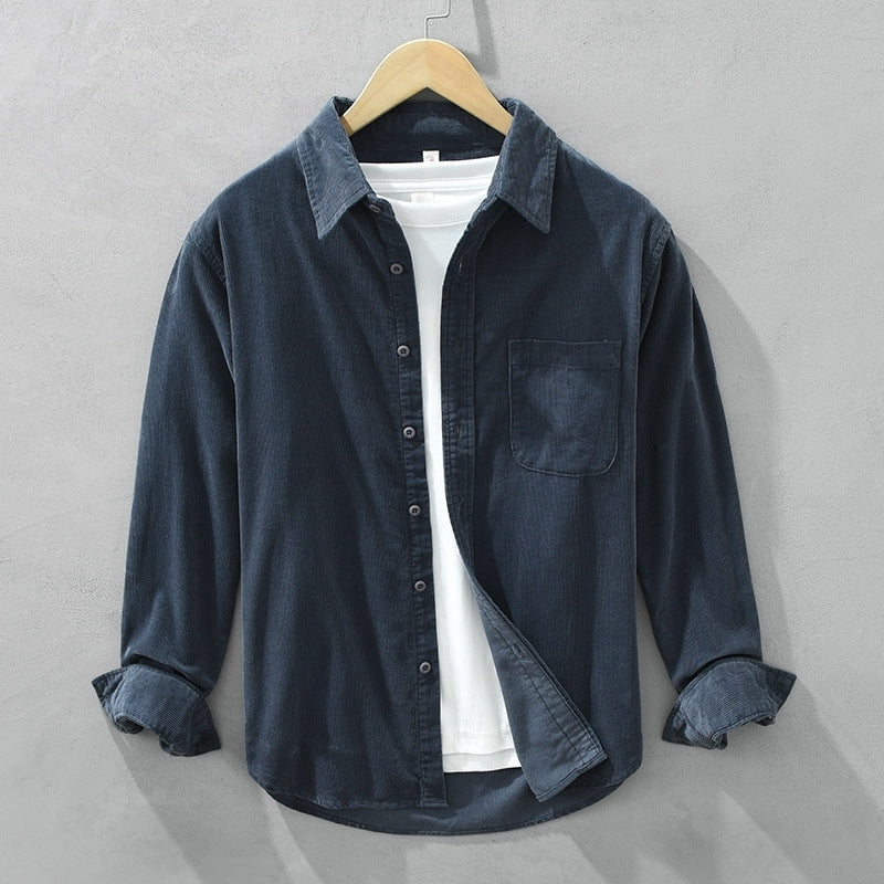 Samuel - Lockeres Langarm-Overshirt für Herren