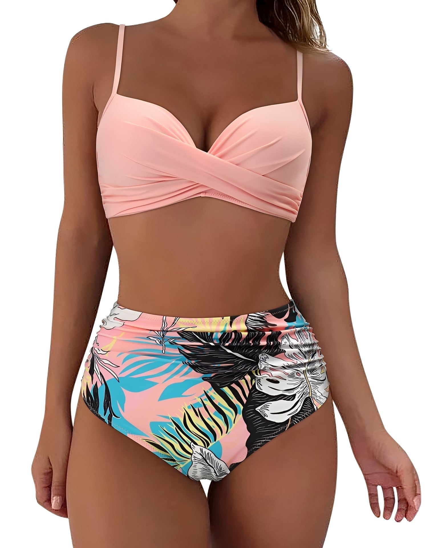 Jesse - Stilvolles Bikini-Set mit hoher Taille für Damen