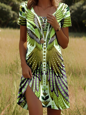 Lyssa - Damenkleid mit elegantem Print