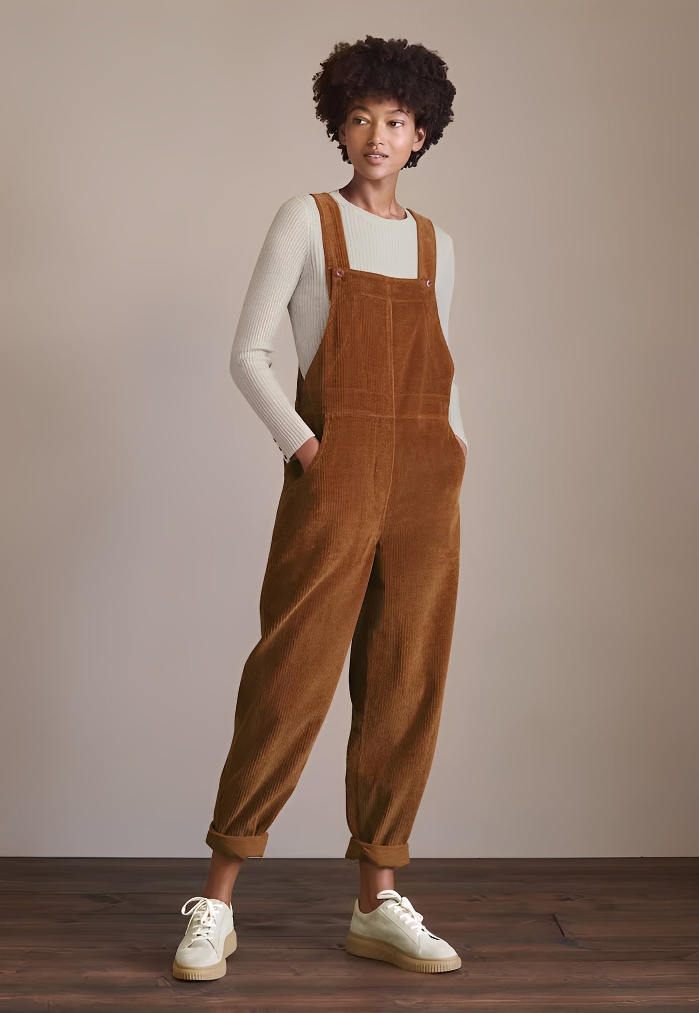 Kristina - Eleganter Cord-Jumpsuit für Damen