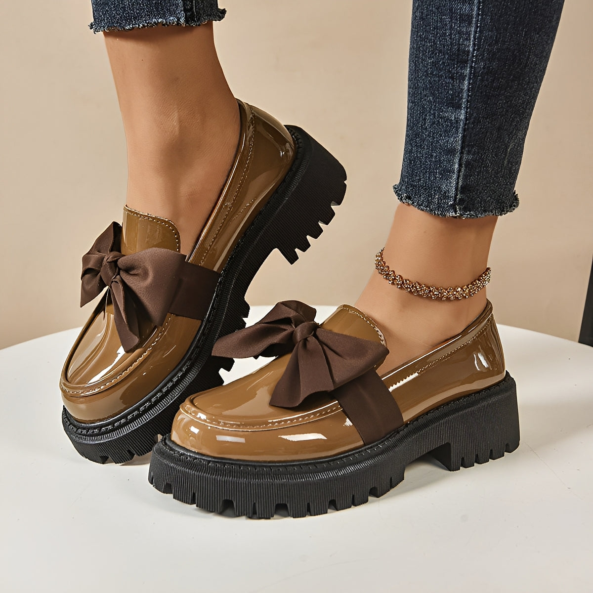 Yasir - Schicke Loafer mit Schleife