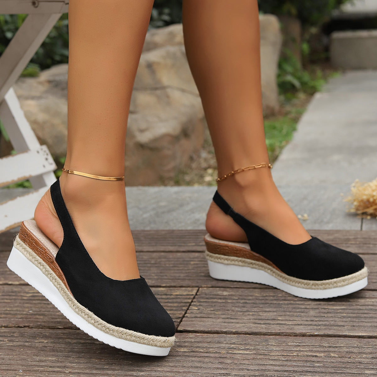 Cindy - Trendige Plattform-Sandalen