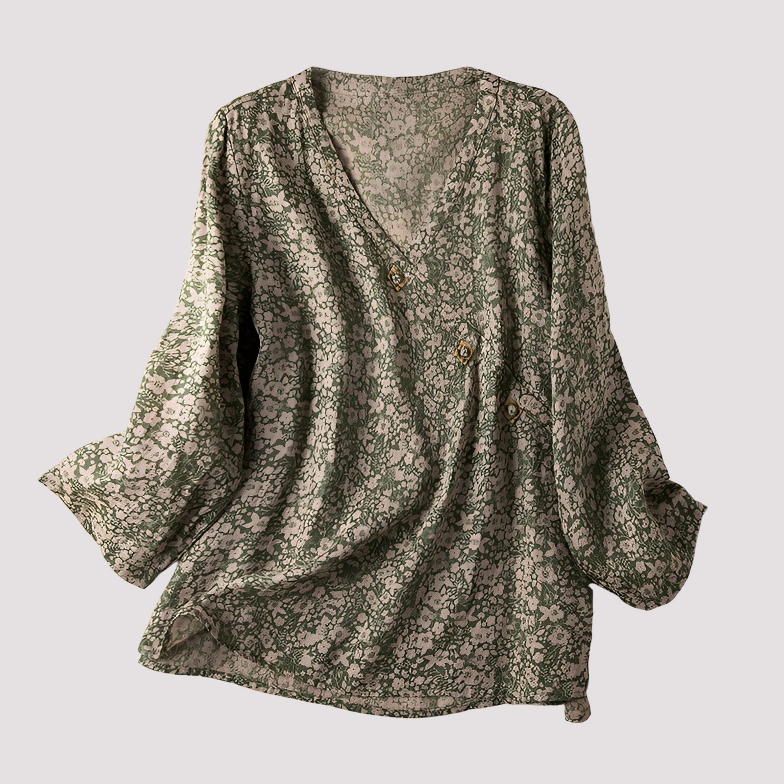 Monica - Modische Bluse mit Blumenmuster für Damen